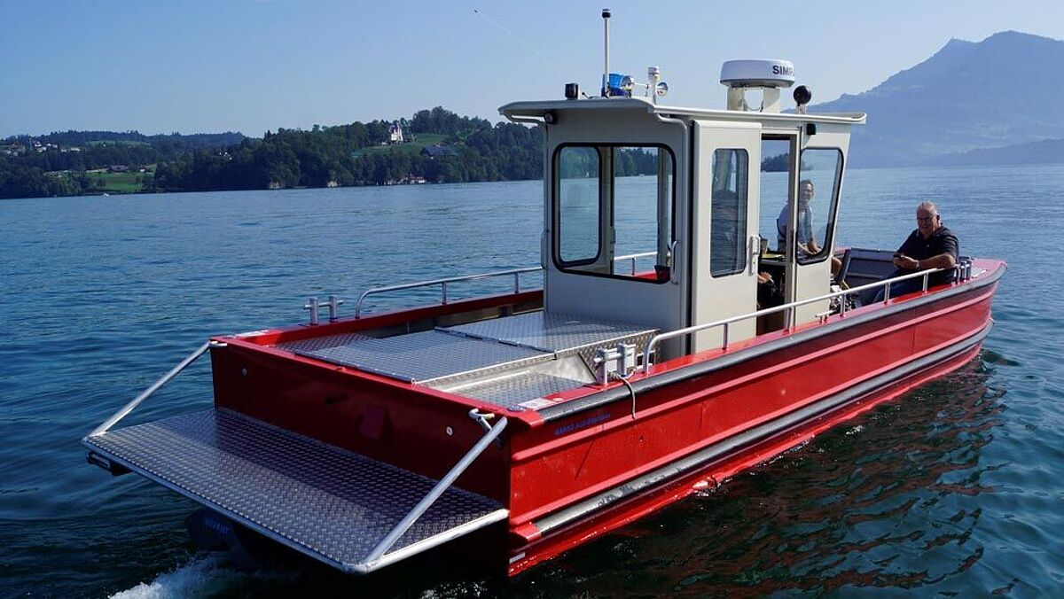 [Translate to Französisch:] Shiptec_Schiffbau_Oelwehrboot