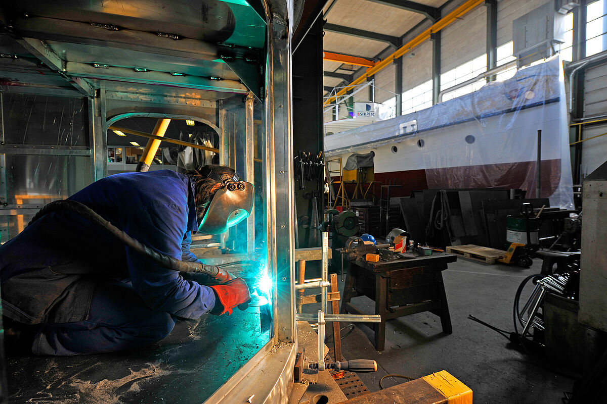 Traditioneller Schweizer Schiffbau Shiptec AG